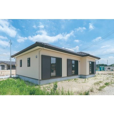 平屋の、暮らしやすいシンプルな家になりました。