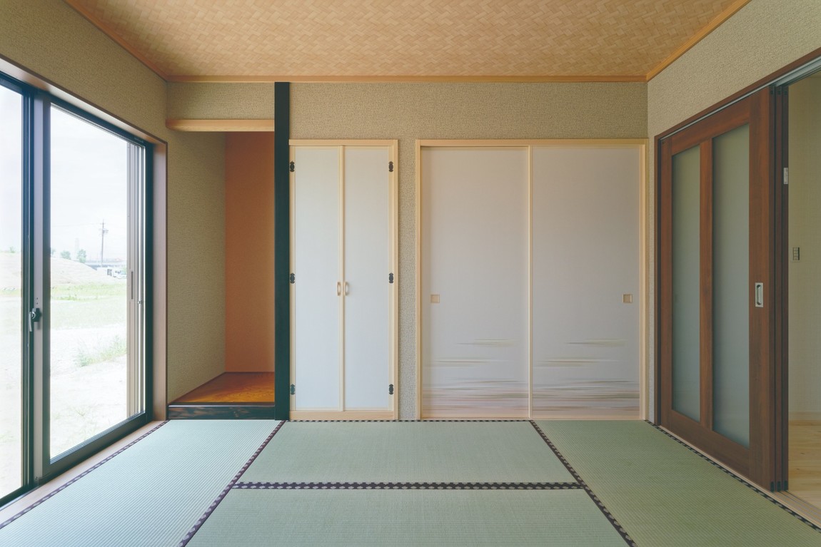 状況に合わせて、和室を開放したり、ドアを閉めたり。