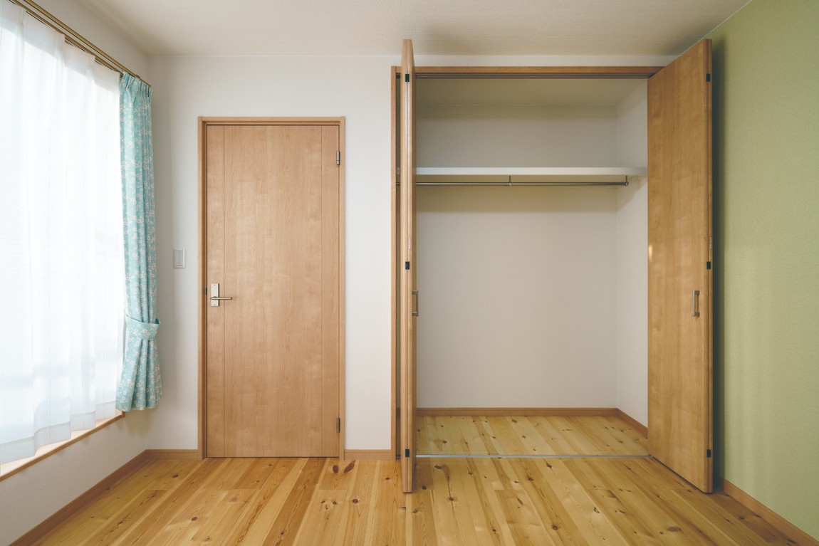 それぞれの部屋も、収納空間しっかり！