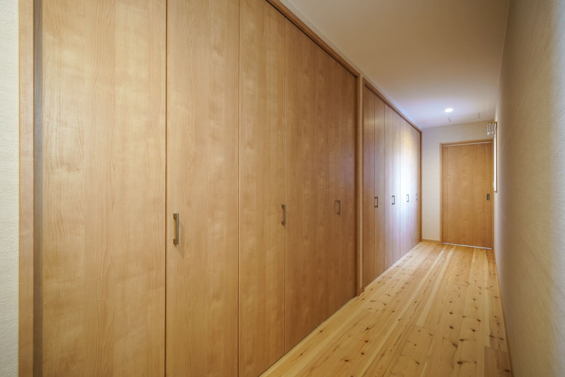 THE・収納。おおきな収納スペースができました。