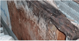 老朽化した外壁