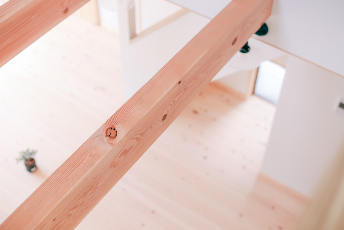 あのときの梁は、今では馴染み･･･