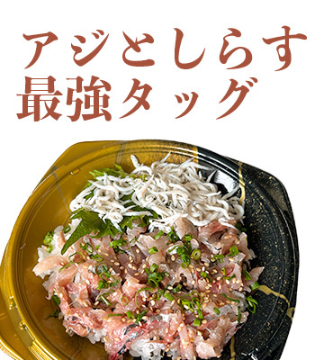 【2024年6月】あじしらす2色丼の写真